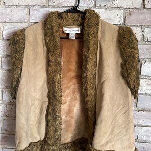 Tan and Brown Women's Jacket
